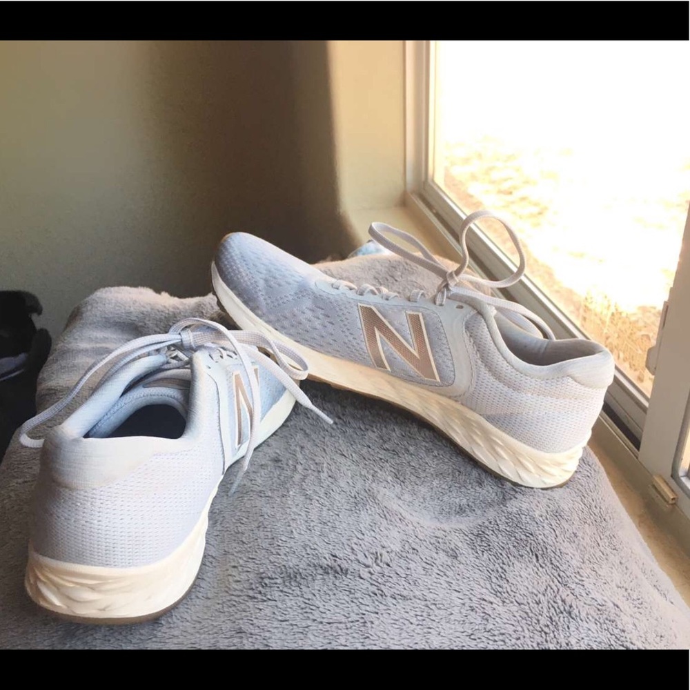 New balance baby blue shoes